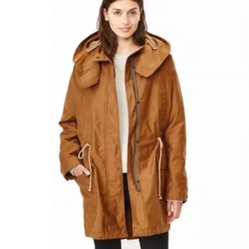 GAP Women's Tan Utility Coat Jacket Size Medium